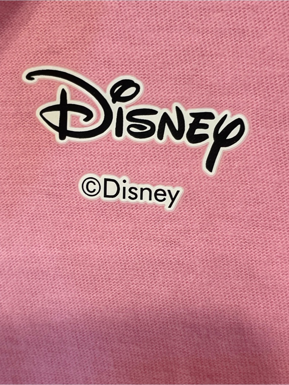 Disney PORT & COMPANY Pink Women’s XL Ice Cream Heart Graphic V-Neck Tee - Picture 3 of 7